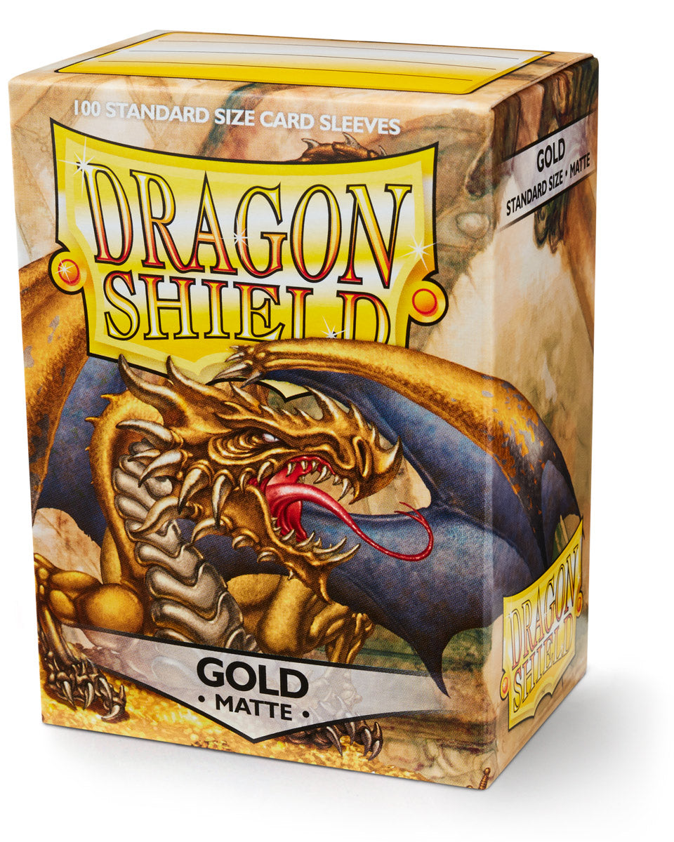 DS - Standard Sleeves: Gold [Matte] (100 Sleeves)