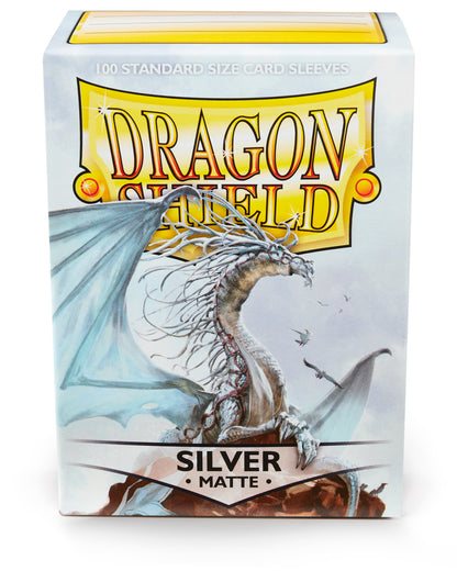 DS - Standard Sleeves: Silver [Matte] (100 Sleeves)