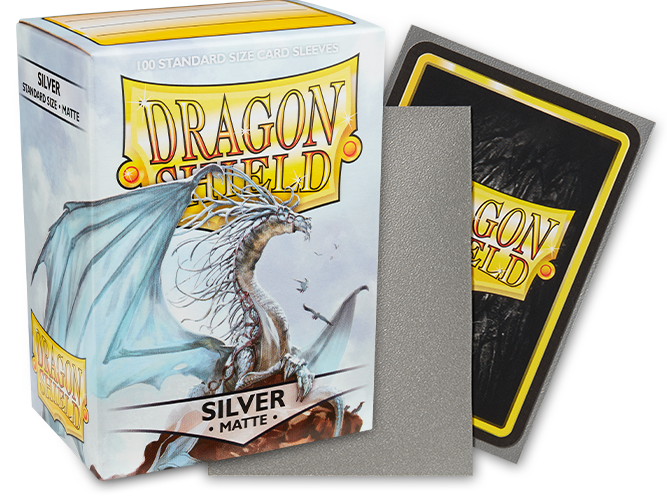 DS - Standard Sleeves: Silver [Matte] (100 Sleeves)
