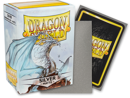 DS - Standard Sleeves: Silver [Matte] (100 Sleeves)