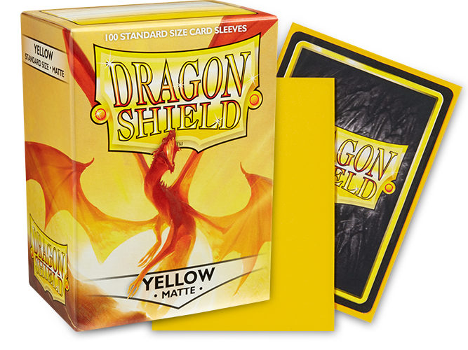 DS - Standard Sleeves: Yellow [Matte] (100 Sleeves)