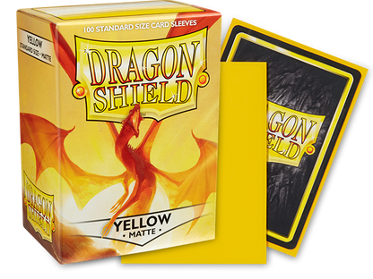 DS - Standard Sleeves: Yellow [Matte] (100 Sleeves)