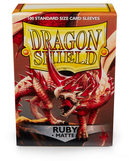 DS - Standard Sleeves: Ruby [Matte] (100 Sleeves)