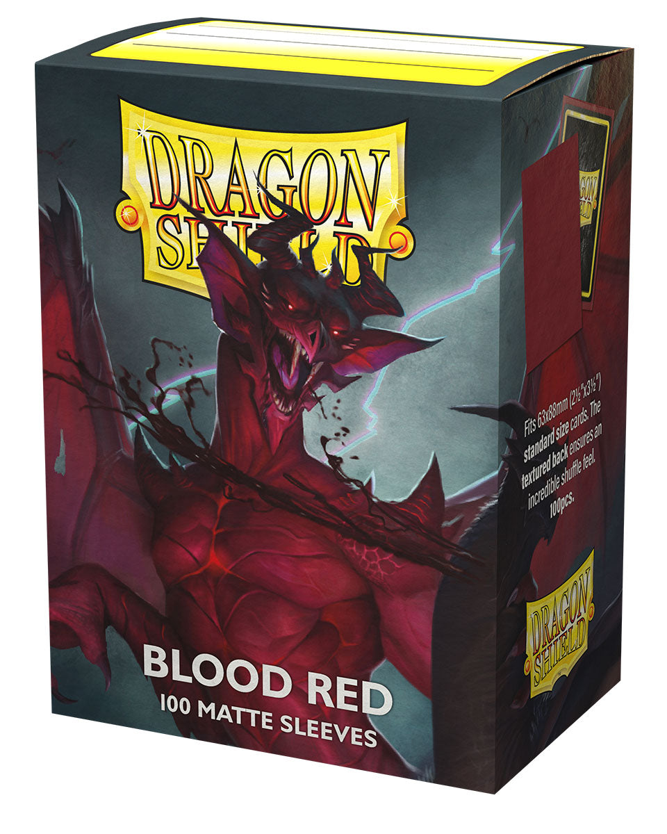 DS - Standard Sleeves: Blood Red [Matte] (100 Sleeves)