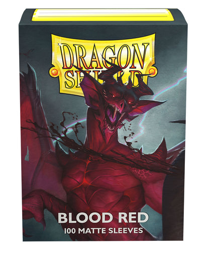 DS - Standard Sleeves: Blood Red [Matte] (100 Sleeves)