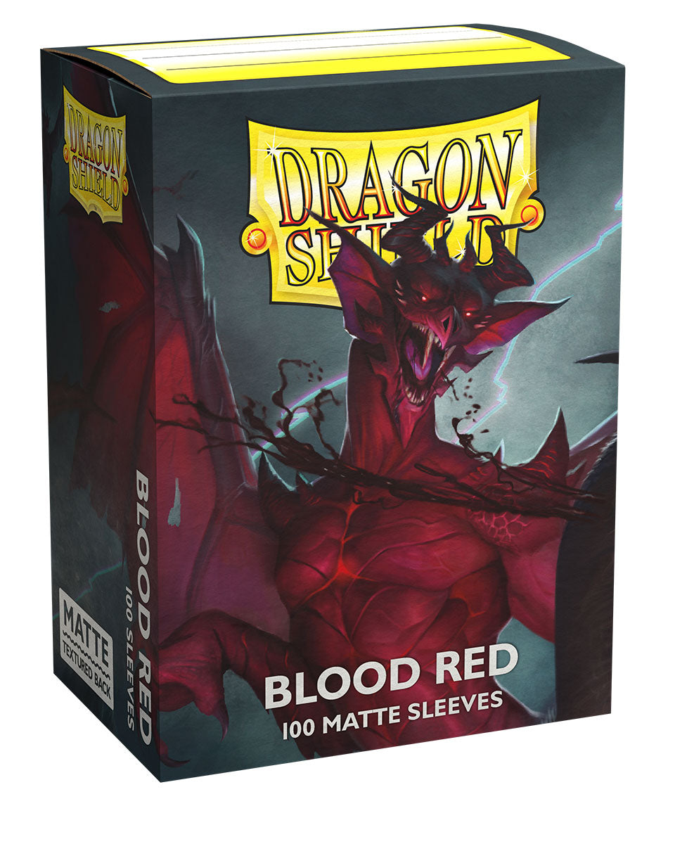 DS - Standard Sleeves: Blood Red [Matte] (100 Sleeves)