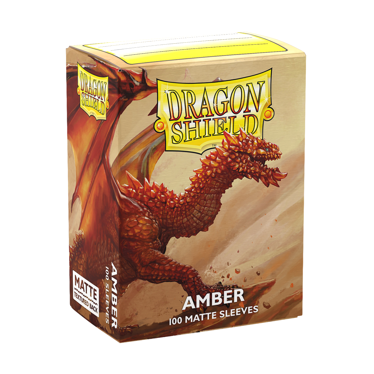 DS - Standard Sleeves: Amber [Matte] (100 Sleeves)