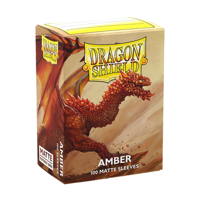DS - Standard Sleeves: Amber [Matte] (100 Sleeves)