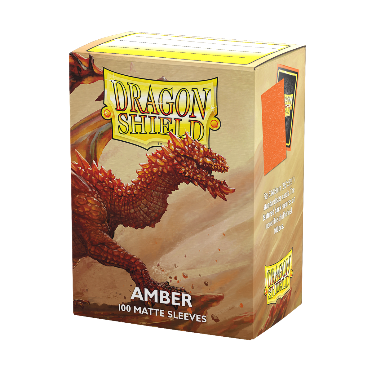 DS - Standard Sleeves: Amber [Matte] (100 Sleeves)