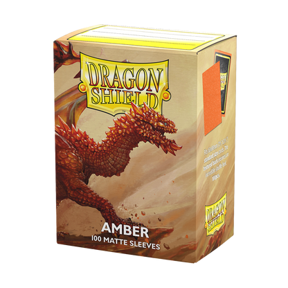 DS - Standard Sleeves: Amber [Matte] (100 Sleeves)