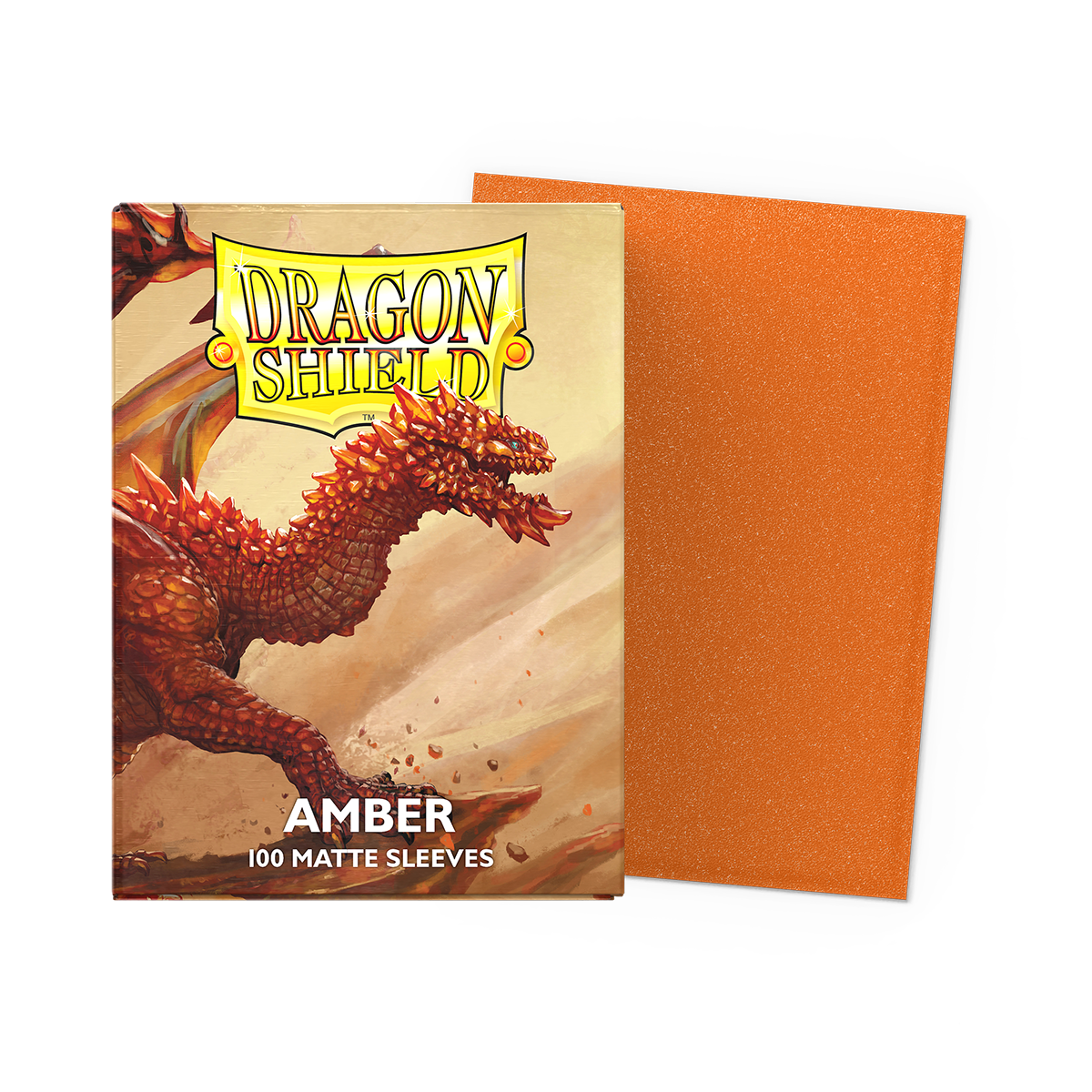 DS - Standard Sleeves: Amber [Matte] (100 Sleeves)