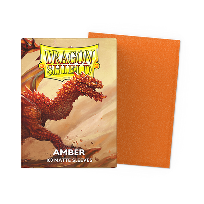 DS - Standard Sleeves: Amber [Matte] (100 Sleeves)