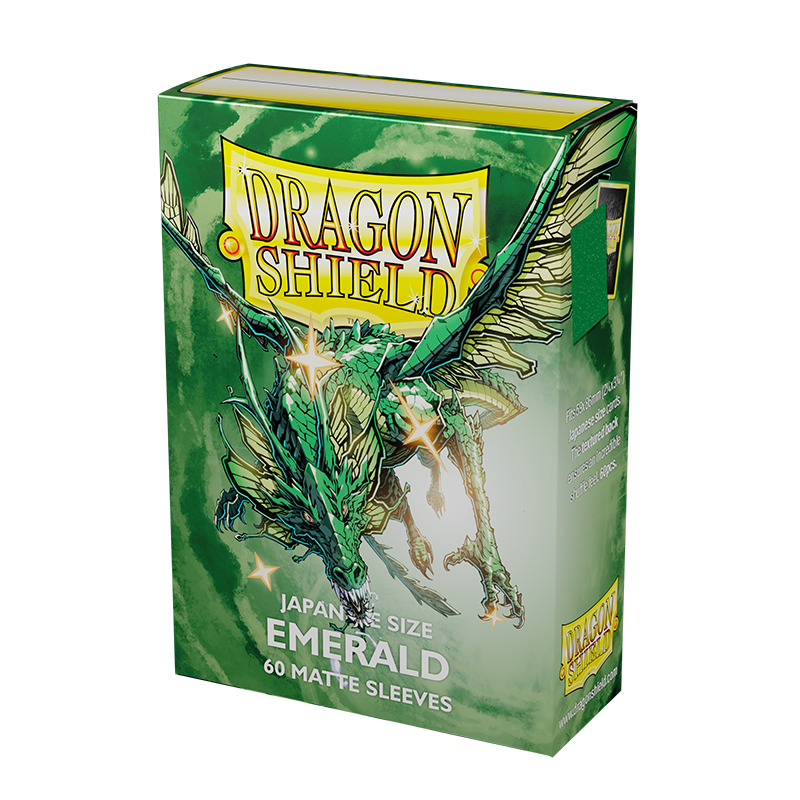 DS - Japanese Sleeves: Emerald [Matte] (60 Sleeves)