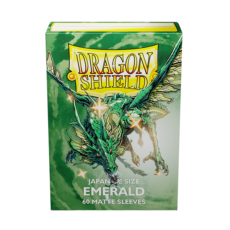 DS - Japanese Sleeves: Emerald [Matte] (60 Sleeves)