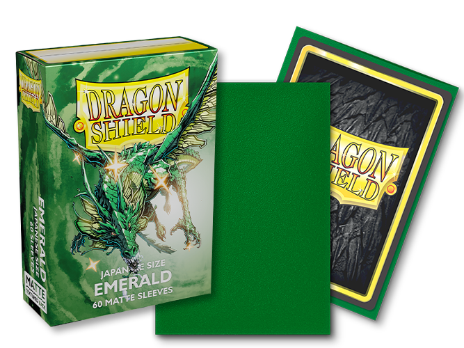 DS - Japanese Sleeves: Emerald [Matte] (60 Sleeves)