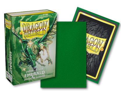 DS - Japanese Sleeves: Emerald [Matte] (60 Sleeves)