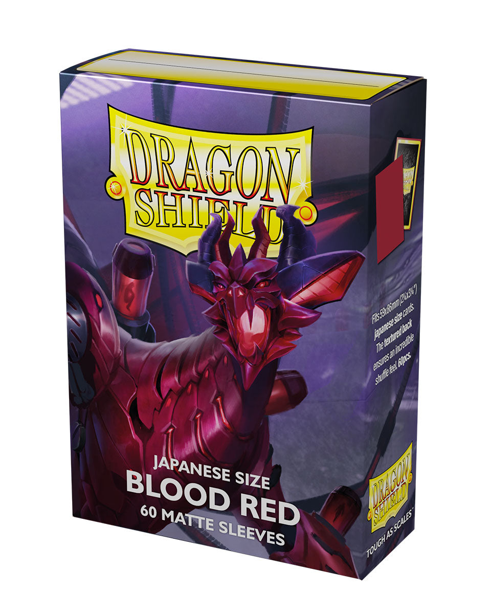 DS - Japanese Sleeves: Blood Red [Matte] (60 Sleeves)