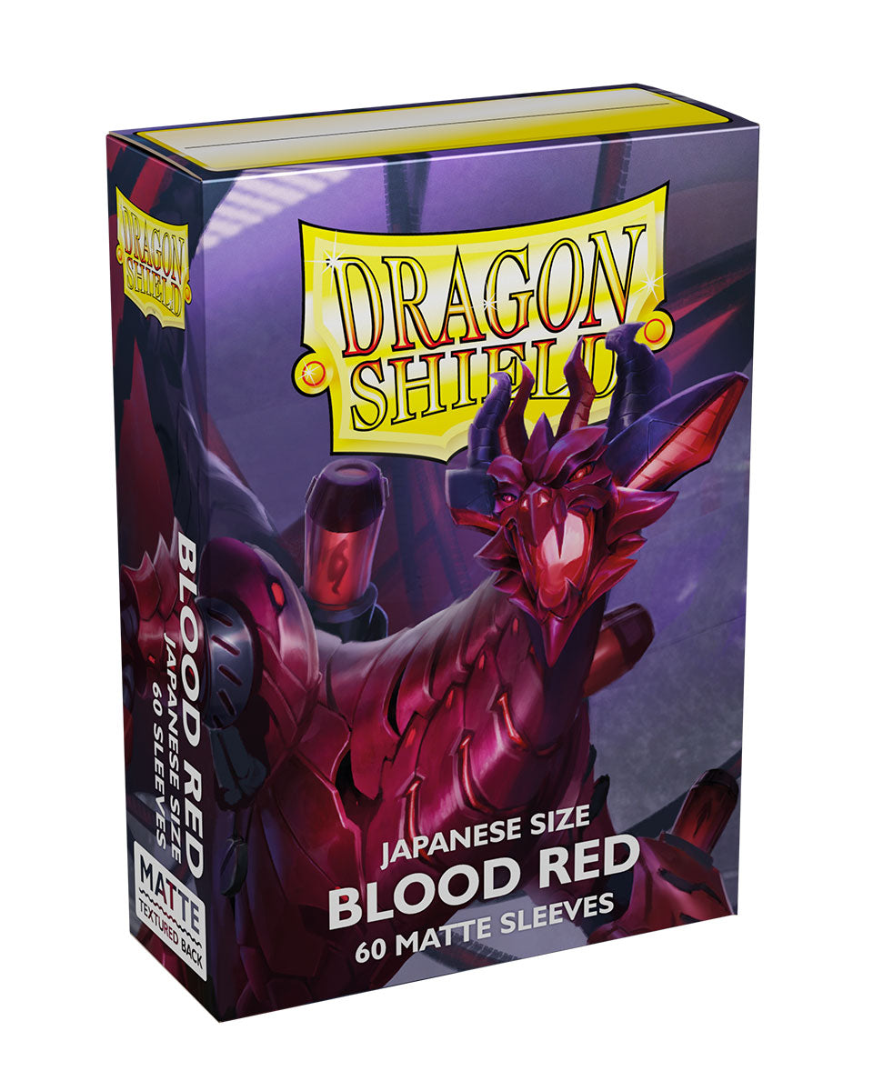 DS - Japanese Sleeves: Blood Red [Matte] (60 Sleeves)