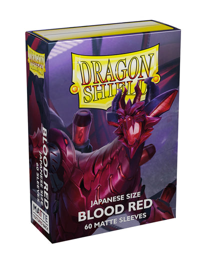 DS - Japanese Sleeves: Blood Red [Matte] (60 Sleeves)