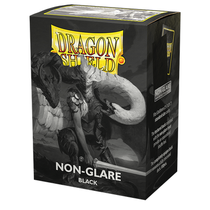 DS - Standard Sleeves: Non-Glare Black V2 [Matte] (100 Sleeves)