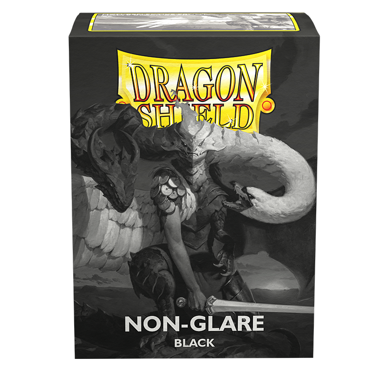 DS - Standard Sleeves: Non-Glare Black V2 [Matte] (100 Sleeves)