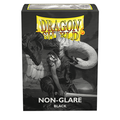 DS - Standard Sleeves: Non-Glare Black V2 [Matte] (100 Sleeves)