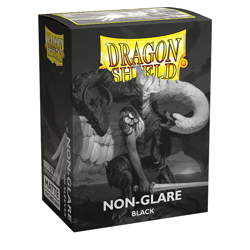 DS - Standard Sleeves: Non-Glare Black V2 [Matte] (100 Sleeves)