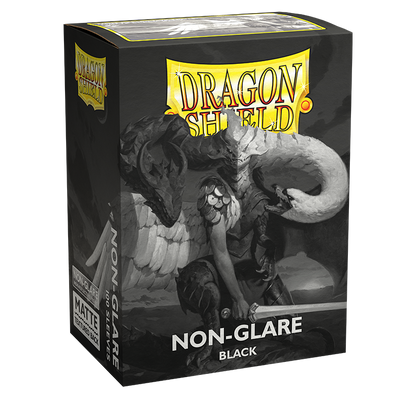 DS - Standard Sleeves: Non-Glare Black V2 [Matte] (100 Sleeves)