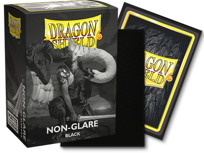 DS - Standard Sleeves: Non-Glare Black V2 [Matte] (100 Sleeves)
