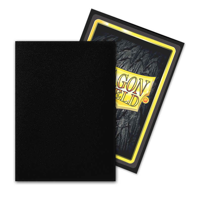DS - Standard Sleeves: Non-Glare Black V2 [Matte] (100 Sleeves)
