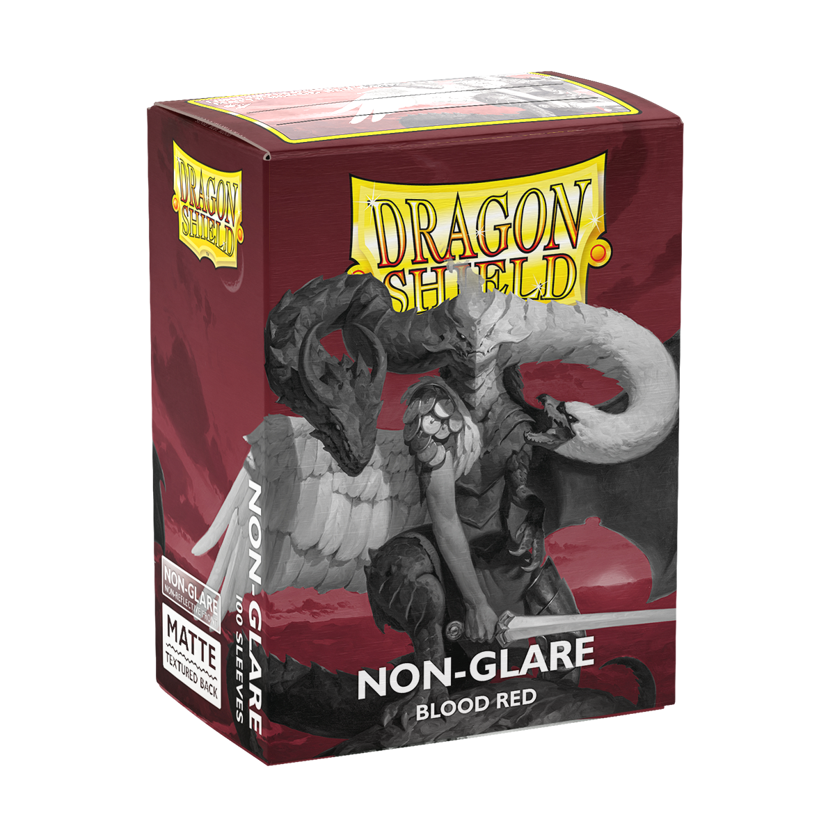 DS - Standard Sleeves: Non-Glare Blood Red [Matte] (100 Sleeves)