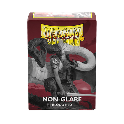 DS - Standard Sleeves: Non-Glare Blood Red [Matte] (100 Sleeves)
