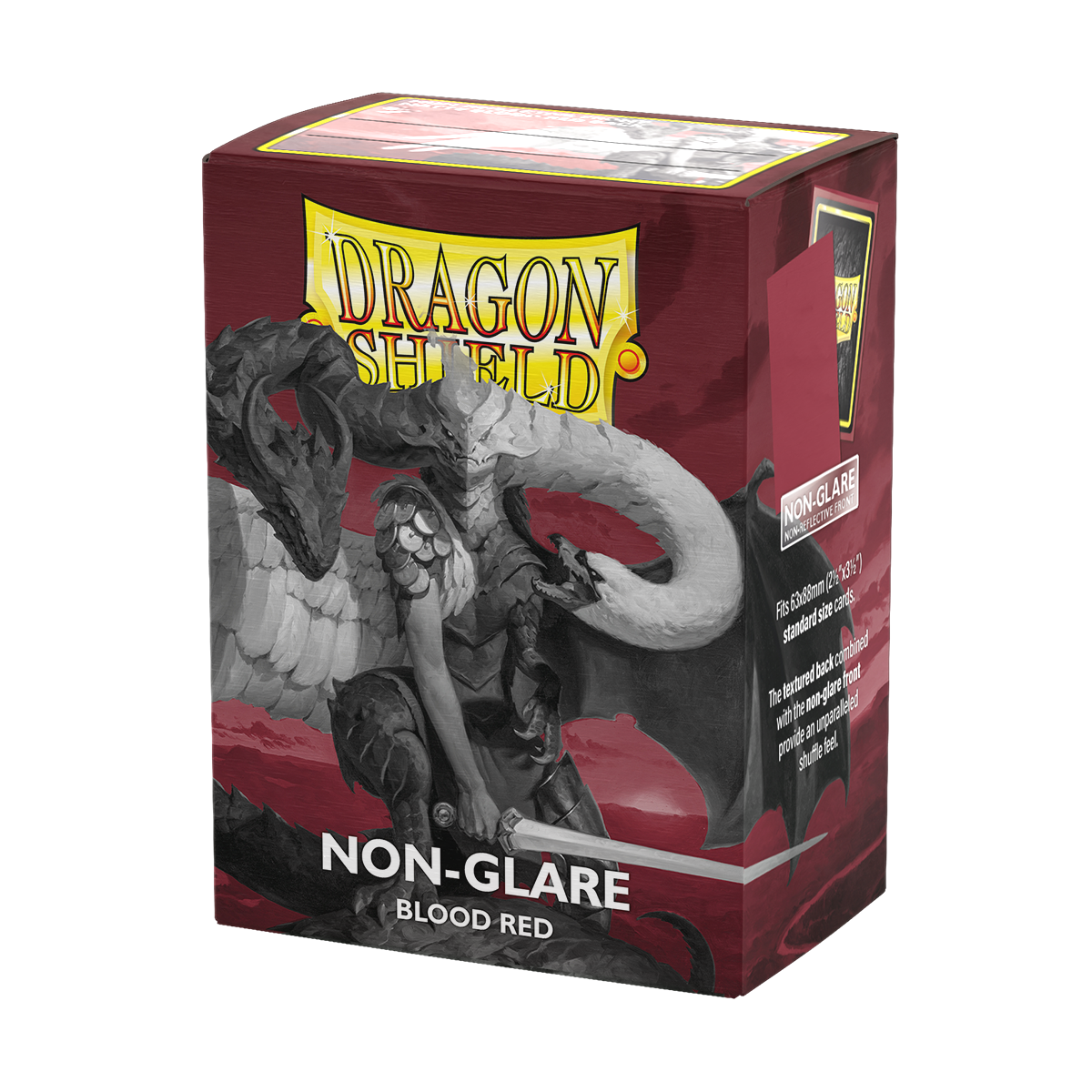 DS - Standard Sleeves: Non-Glare Blood Red [Matte] (100 Sleeves)
