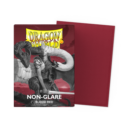 DS - Standard Sleeves: Non-Glare Blood Red [Matte] (100 Sleeves)
