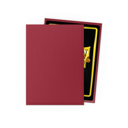 DS - Standard Sleeves: Non-Glare Blood Red [Matte] (100 Sleeves)