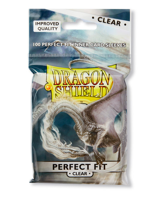Dragon Shield - Standard Perfect Fit Sleeves: Clear (100 Sleeves)