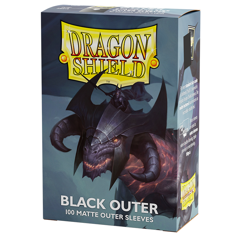 DS - Standard Outer Sleeves: Black (100 Sleeves)