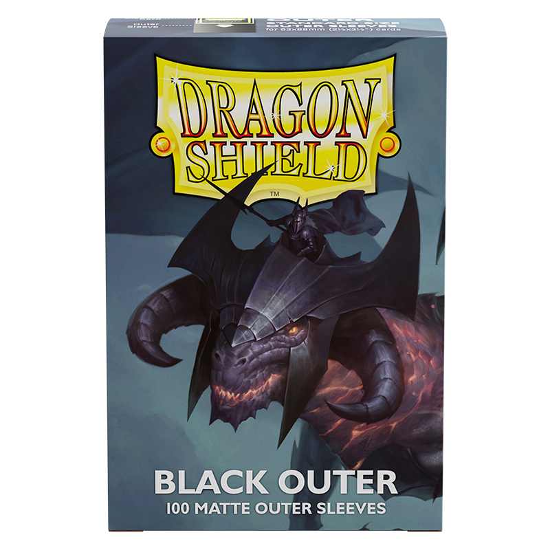 DS - Standard Outer Sleeves: Black (100 Sleeves)