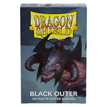 DS - Standard Outer Sleeves: Black (100 Sleeves)