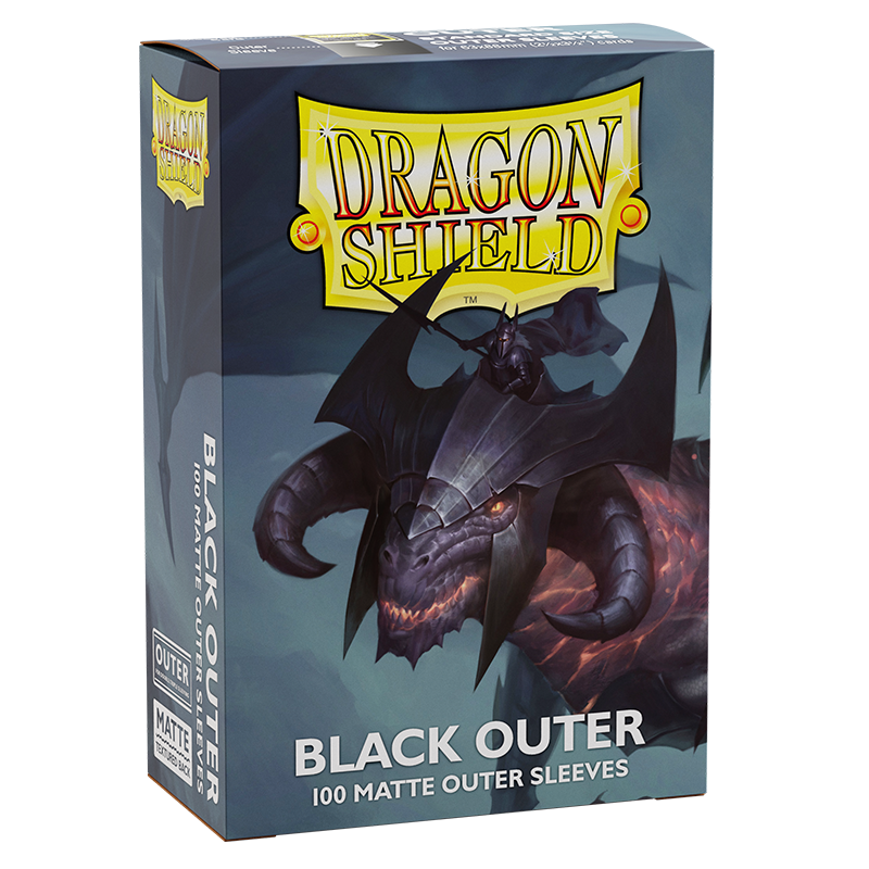 DS - Standard Outer Sleeves: Black (100 Sleeves)