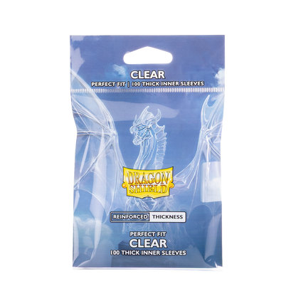 DS - Standard Perfect Fit Thick Inner Sleeves: Clear (100 Sleeves)