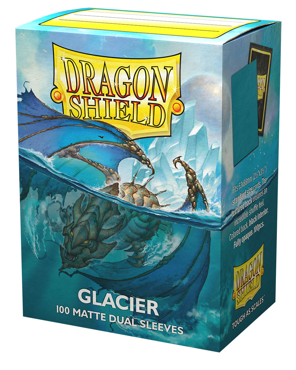DS - Standard Dual Sleeves: Glacier [Matte] (100 Sleeves)