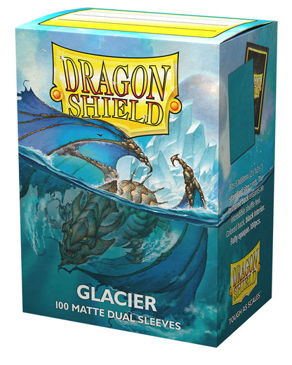 DS - Standard Dual Sleeves: Glacier [Matte] (100 Sleeves)
