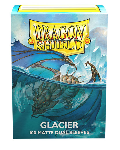 DS - Standard Dual Sleeves: Glacier [Matte] (100 Sleeves)