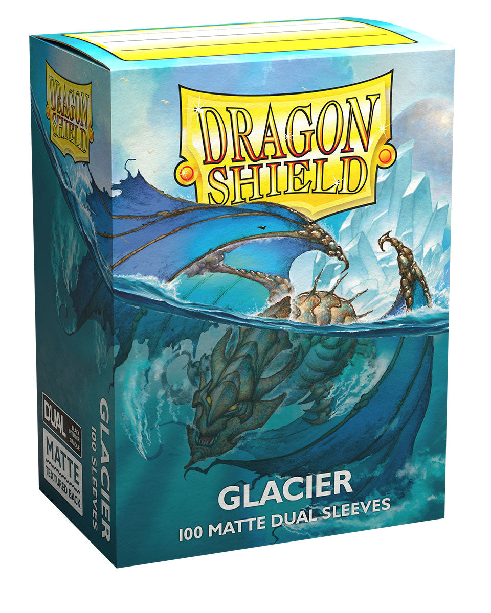DS - Standard Dual Sleeves: Glacier [Matte] (100 Sleeves)