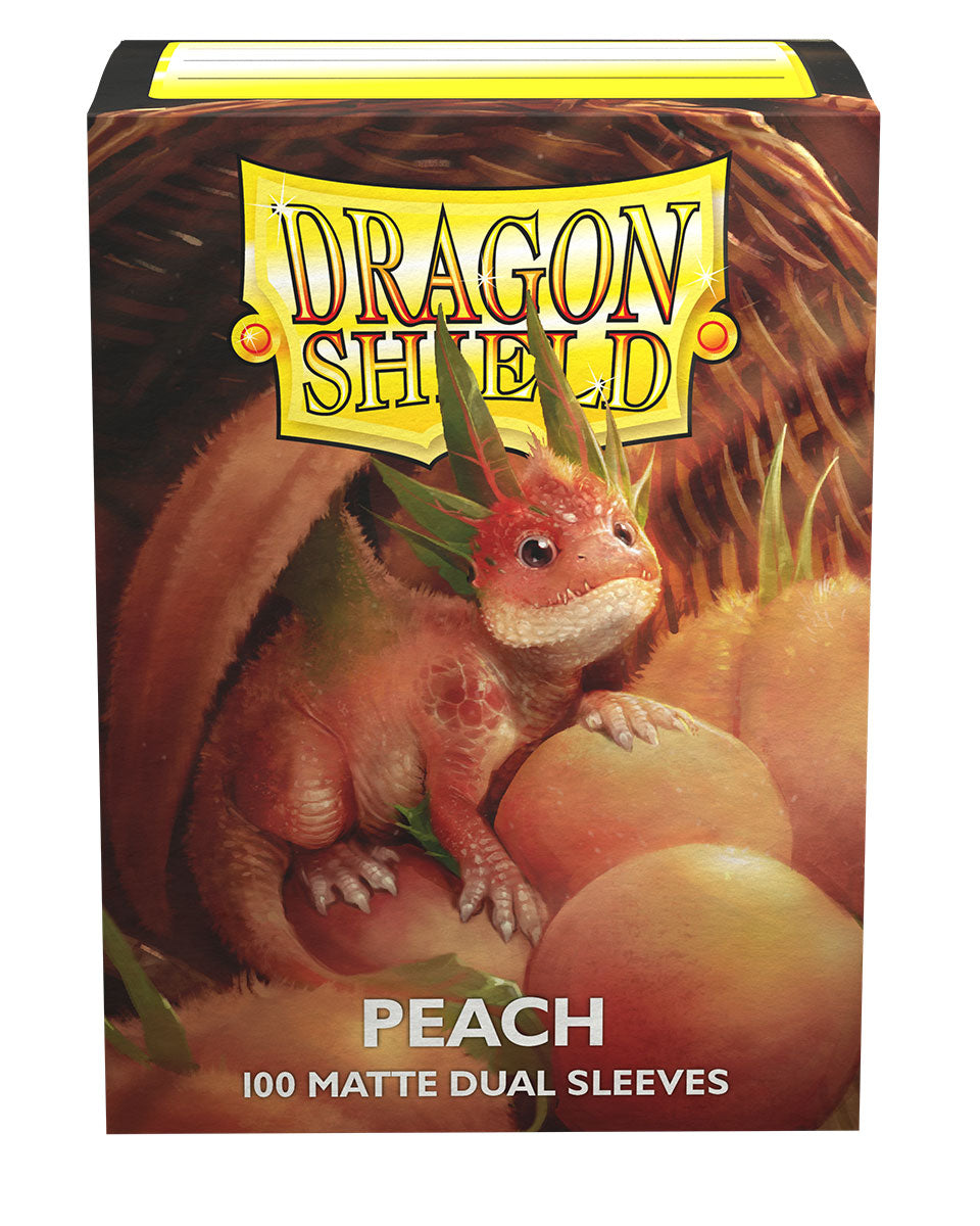 DS - Standard Dual Sleeves: Peach [Matte] (100 Sleeves)