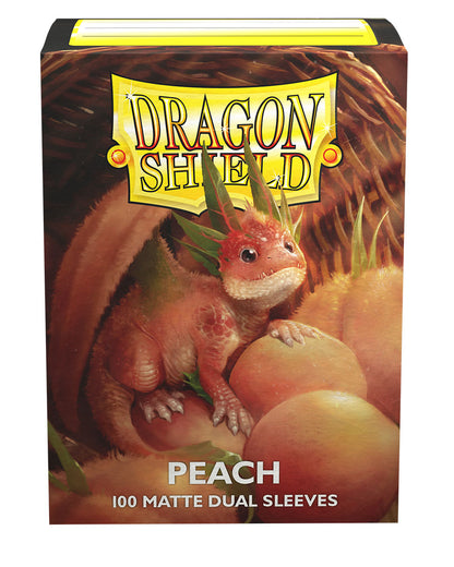 DS - Standard Dual Sleeves: Peach [Matte] (100 Sleeves)
