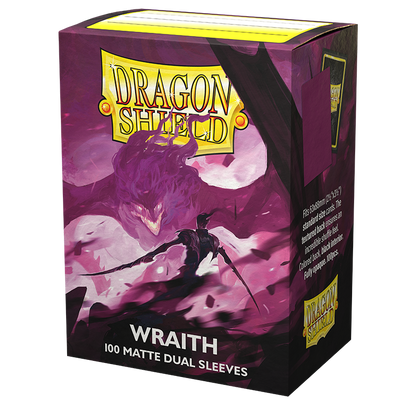 DS - Standard Dual Sleeves: Wraith [Matte] (100 Sleeves)