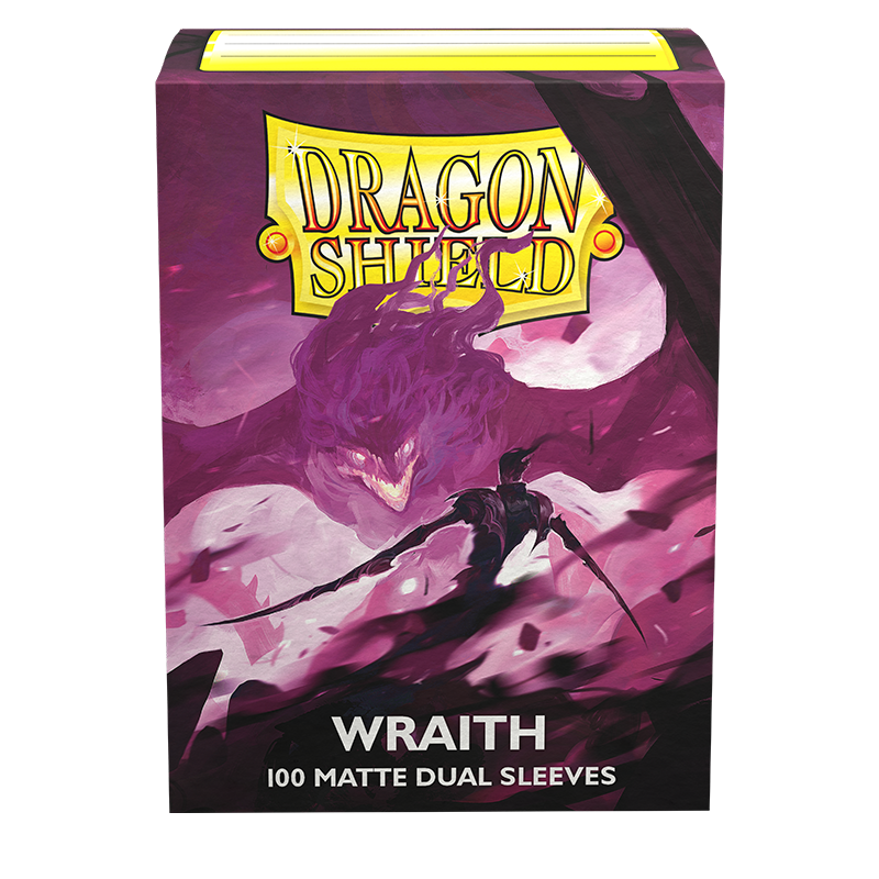 DS - Standard Dual Sleeves: Wraith [Matte] (100 Sleeves)