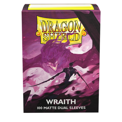 DS - Standard Dual Sleeves: Wraith [Matte] (100 Sleeves)